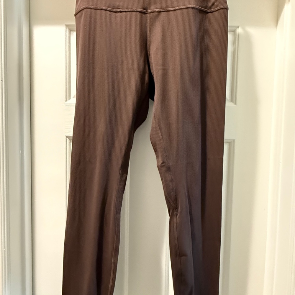 Lululemon Espresso Ribbed Align Leggings 28”